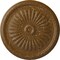 Ekena Millwork Juniper Ceiling Medallion (Fits Canopies up to 7"), 36"OD x 1 1/2"P, Smokey Topaz Crackle CM36JUSTC - alternate 1